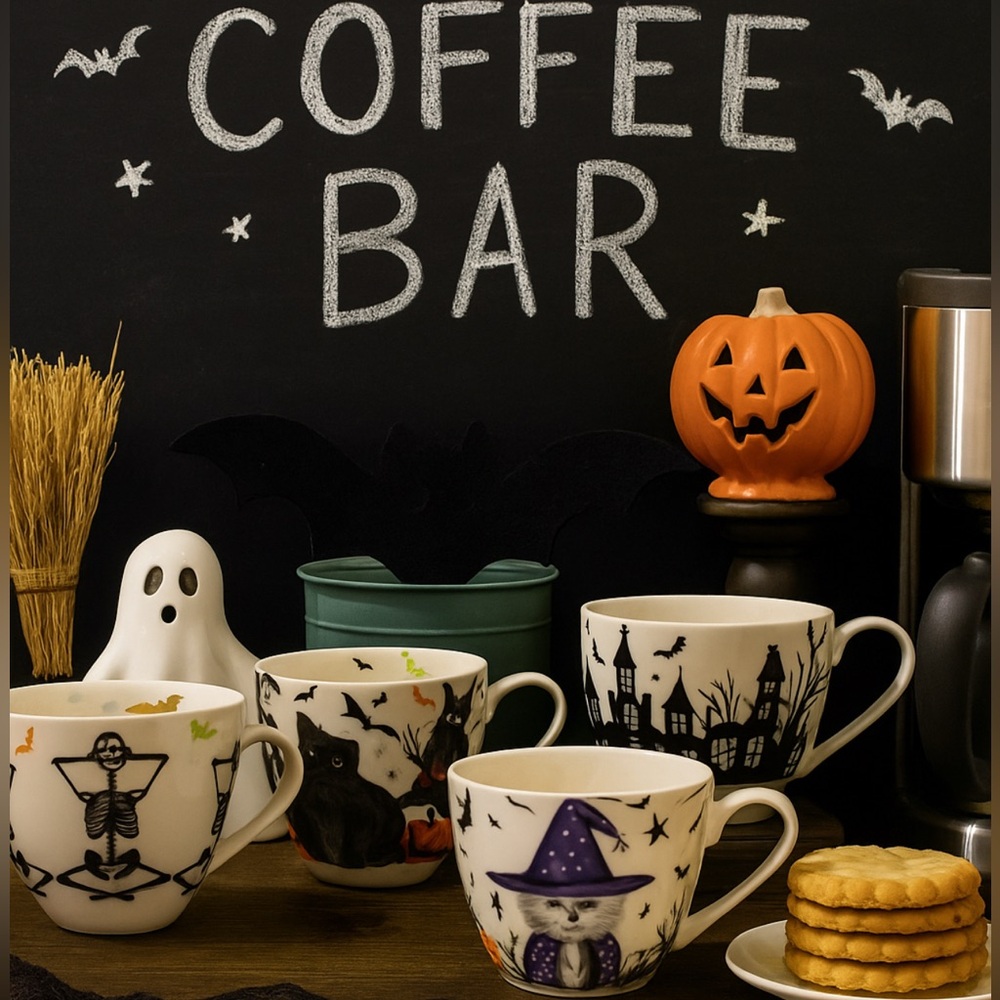 NWT, Portobello, Halloween, See No Evil, Hear No Evil, Speak No Evil Coffee Mug. - Picture 13 of 13